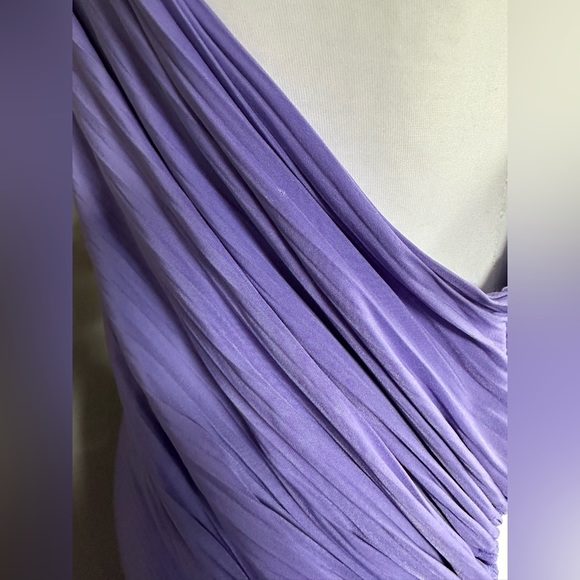 A.L.C. Delfina Pleated One Shoulder Gown - Picture 9 of 12